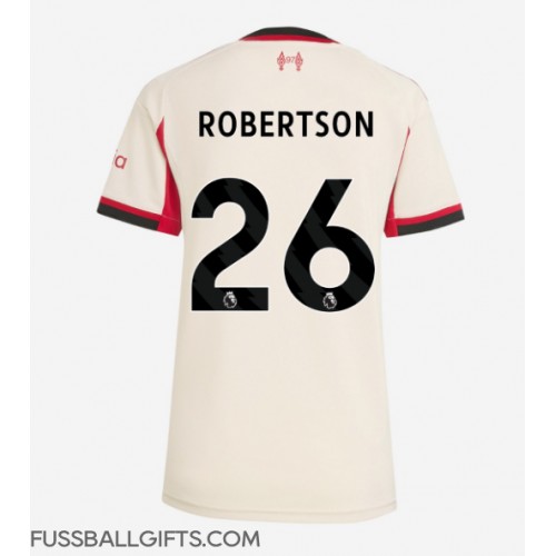 Liverpool Andrew Robertson #26 Fußballbekleidung Auswärtstrikot Damen 2025-26 Kurzarm